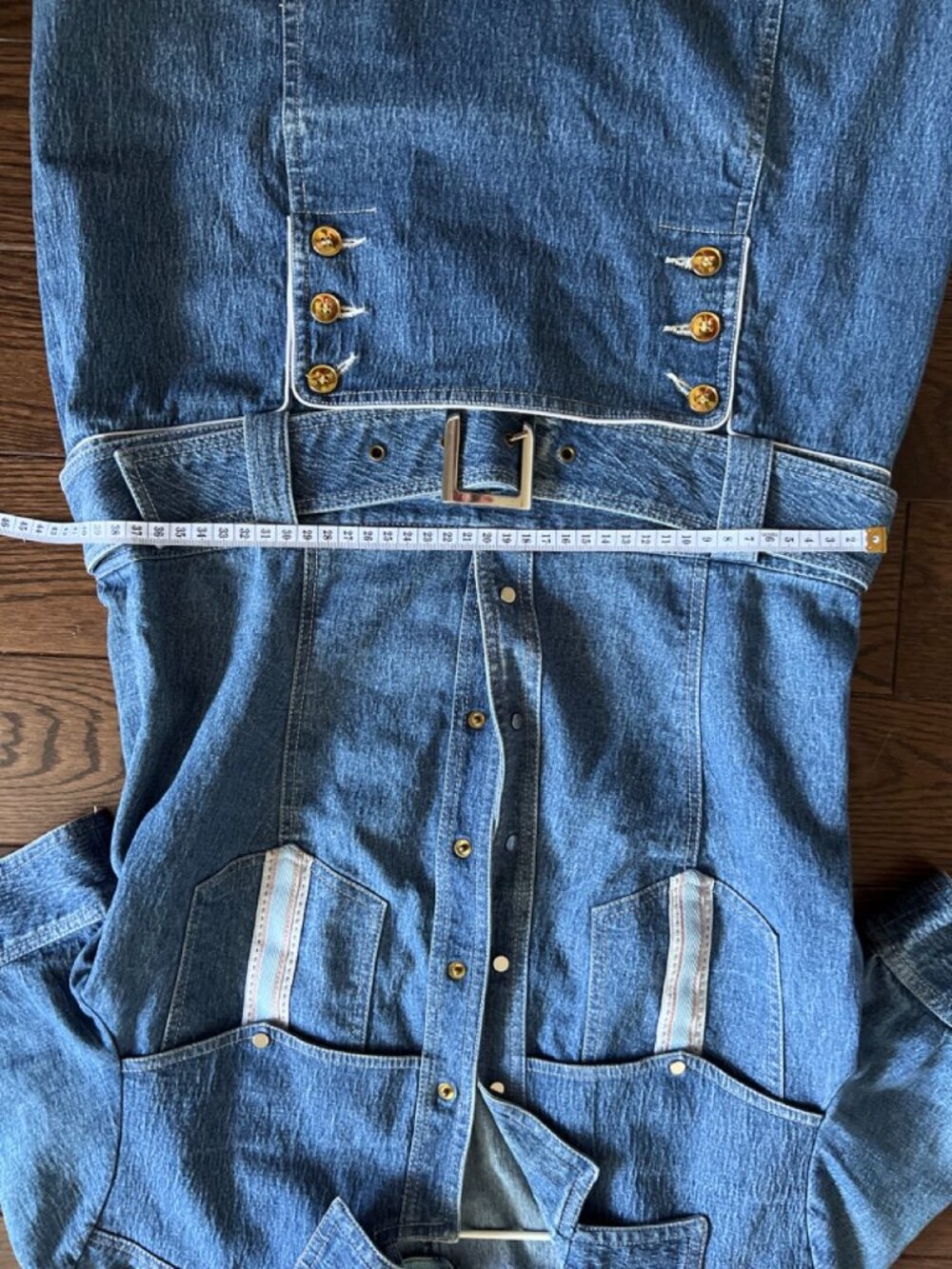 Vintage y2k Denim Dress - Picture 8 of 11